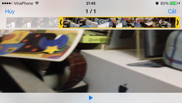 Cách cắt video ngay trên iPhone và iPad