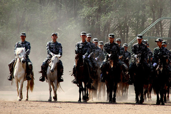 Trong biên chế của quân đội Trung Quốc hiện có 2 tiểu đoàn kỵ binh