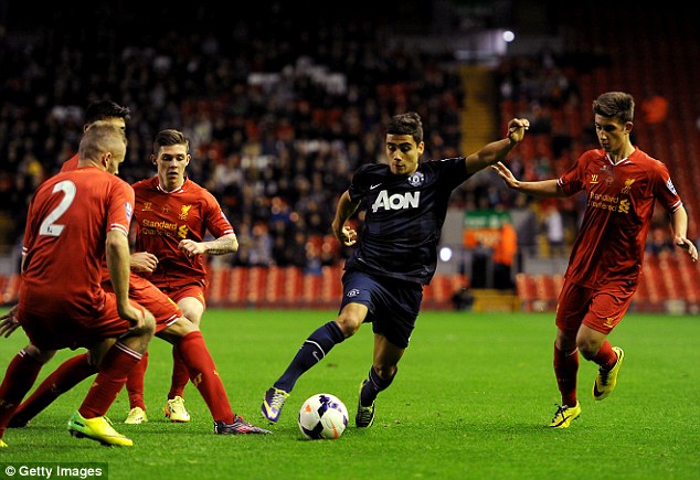 Andreas Pereira ghi bàn duy nhất giúp U21 Man United đả bại U21 Liverpool ở Bán kết Premier League