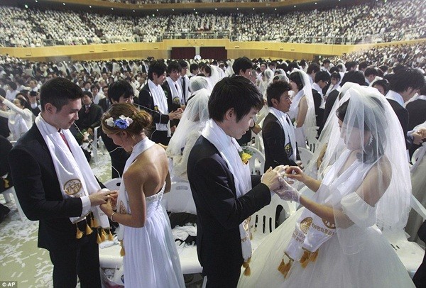 5.000 người cưới tập thể tại Hàn Quốc 6