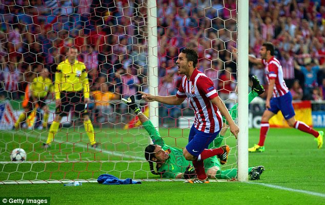 Koke ghi bàn thắng cực sớm cho Atletico