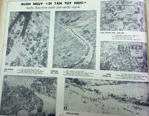 Quân đội Sài Gòn “tùy nghi di tản”.