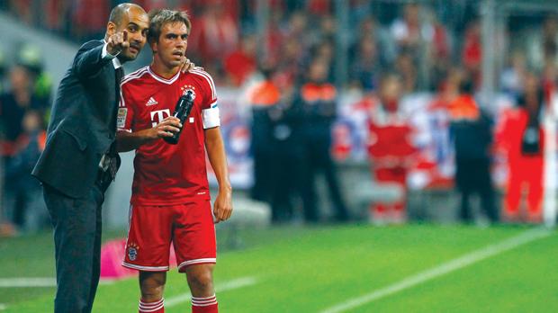 Pep Guardiola đã kịp ghi dấu ấn ở Bayern Munich bằng việc đẩy Philipp Lahm lên đá tiền vệ