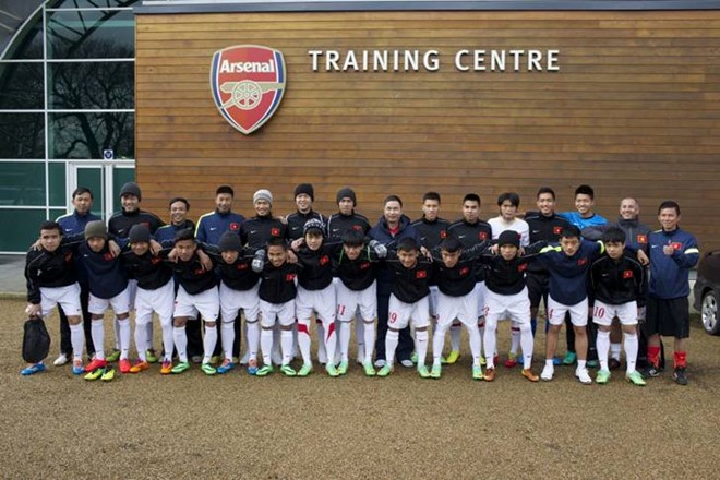 U19 Việt Nam hội quân ở Arsenal