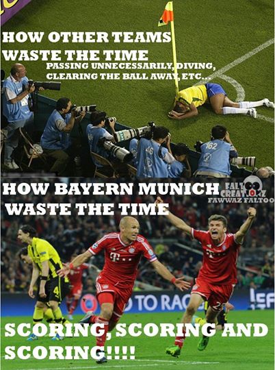 Bayern lãng phí quá nhiều thời gian vào việc ăn mừng