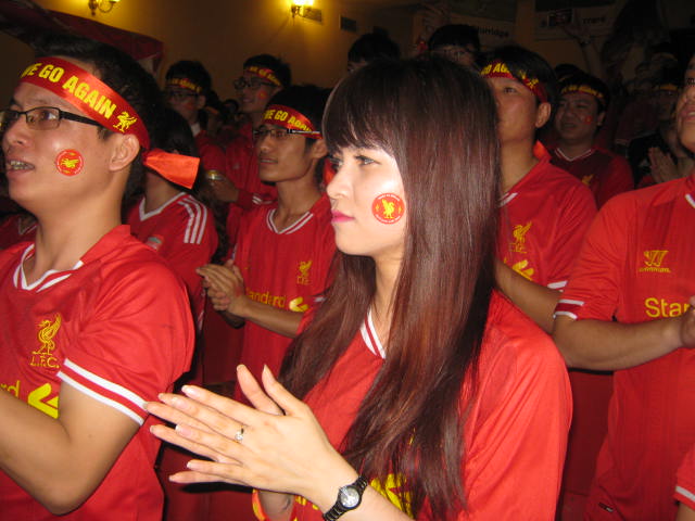 Có rất đông CVĐ của Liverpool tại Việt Nam cả nam lẫn nữ