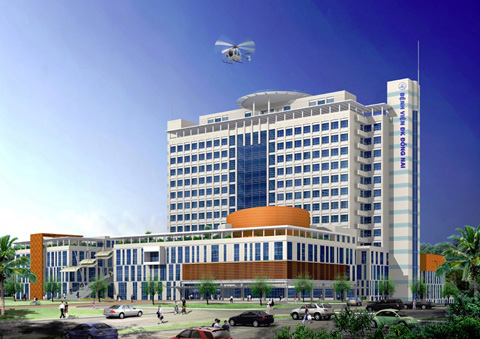 Bãi đáp, trực thăng, Việt Nam, tòa nhà, cao ốc, bệnh viện