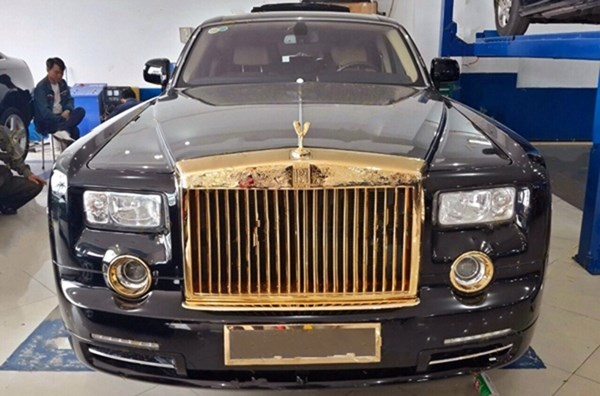 xe-độ, Rolls-Royce Phantom, hình-rồng, siêu-xe, tự-chế, xe-máy, ô-tô, xế-hộp, dát-vàng