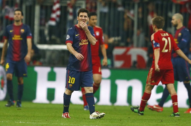  	Barca của Messi chỉ đứng thứ 5