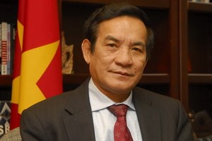 Nguyên Đại sứ đặc mệnh toàn quyền Việt Nam tại Mỹ, nguyên Thứ trưởng Bộ Ngoại giao Lê Công Phụng (Ảnh: Đỗ Thúy/TTXVN)