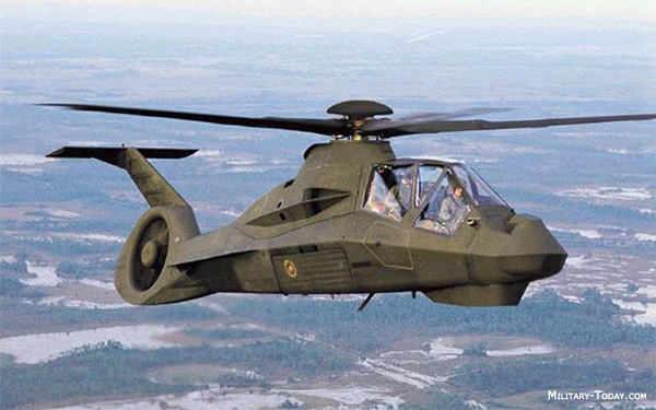 RAH-66 có vai trò gần giống của Ka-50, trực thăng trinh sát vũ trang