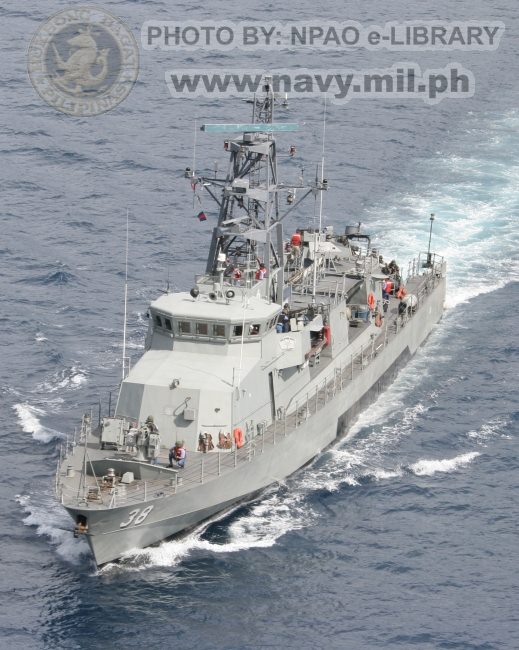 Tàu hộ tống lớp Cyclone được hải quân Mỹ chuyển giao cho Philippines vào tháng 3 năm 2004 và là chiếc tàu đầu tiên thuộc lớp Cyclone của hải quân Mỹ. Đây là lớp tàu tuần tra cao tốc khá hiện đại có lượng giãn nước 331 tấn.