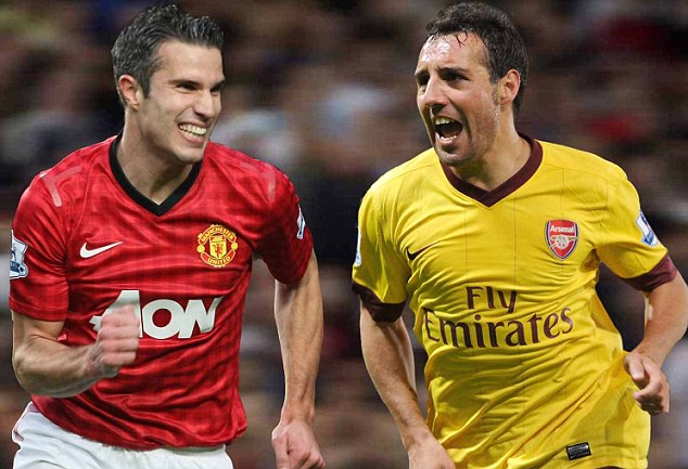 Van Persie và Cazorla đều khá mờ nhạt ở màn đại chiến Arsenal - Man United vừa qua