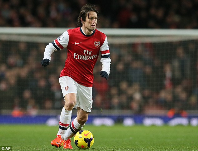 Rosicky sẽ lấy vị trí của Chamberlain