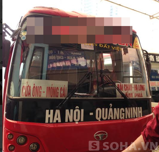 Một trong số tuyến xe có thuê các nhân viên của Hương dẫn khách.