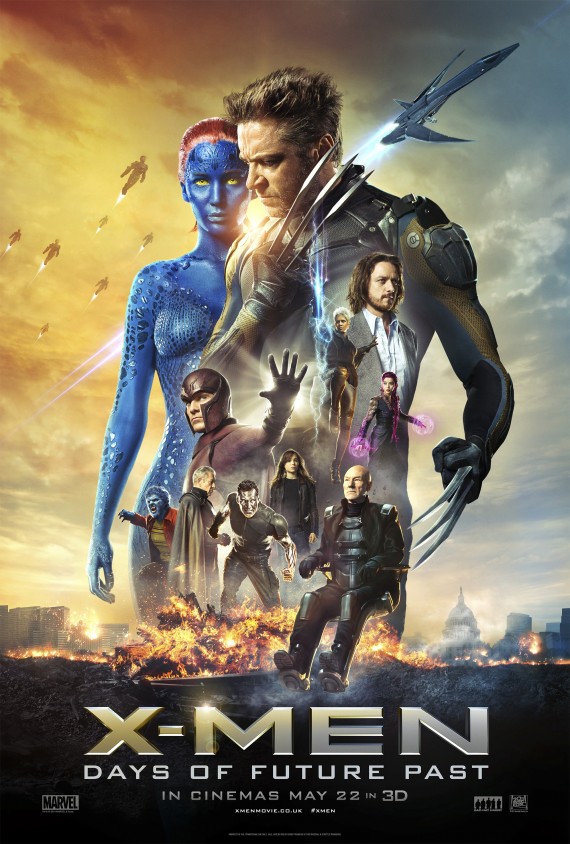 Poster chính thức X- Men : Ngày cũ của tương lai.