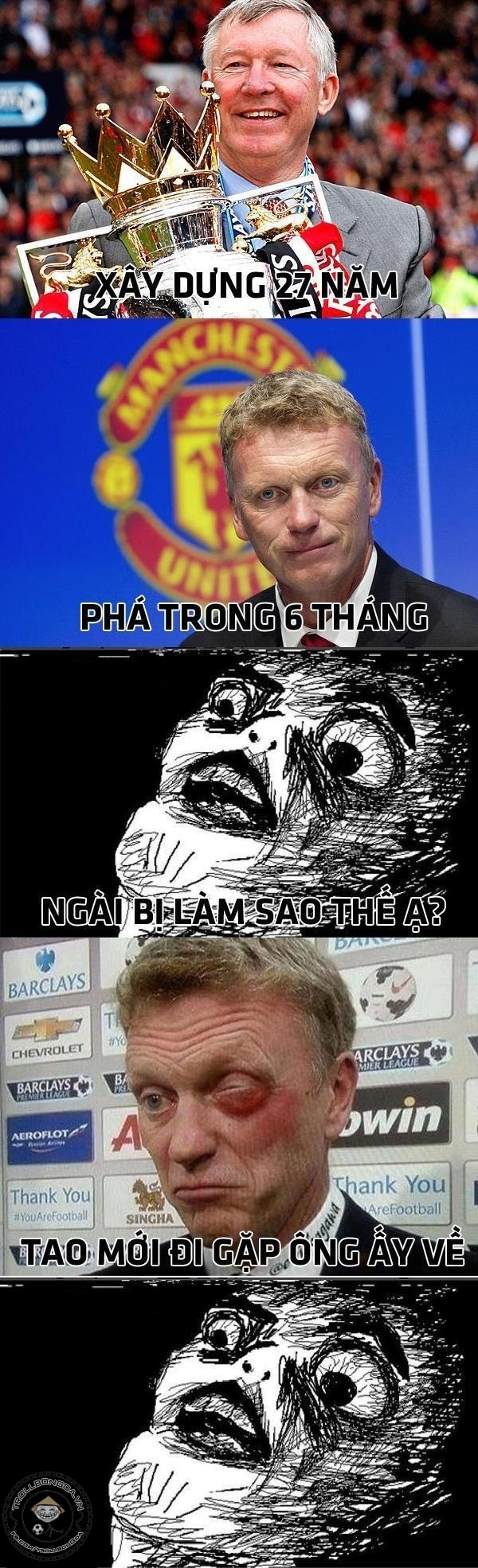 Này thì phá hoại công lao của Sir Alex