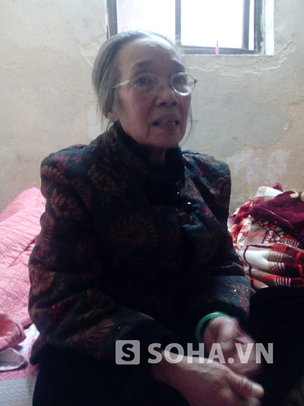 Bà Nguyễn Thị Đồng, bà nội của đối tượng Linh.