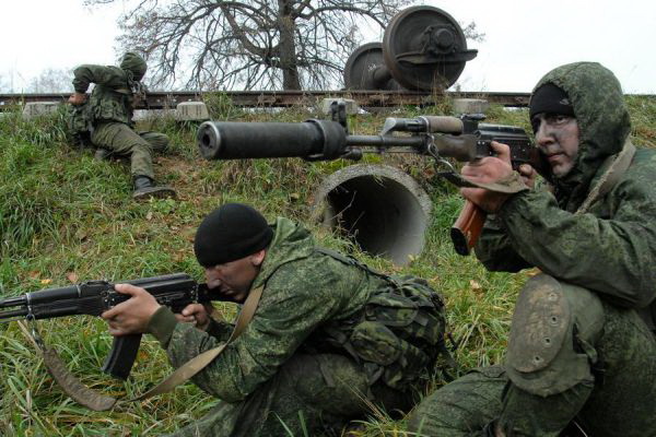 Lực lượng Spetsnaz Nga trong một đợt huấn luyện