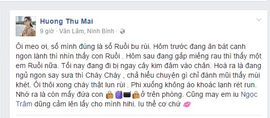 Đang ngủ say, Maya hoảng hốt tháo chạy vì khách sạn bốc cháy - Ảnh 1.