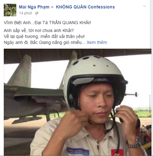 Dòng thư của người con gái hỏi Đại tá phi công Trần Quang Khải - Ảnh 2.
