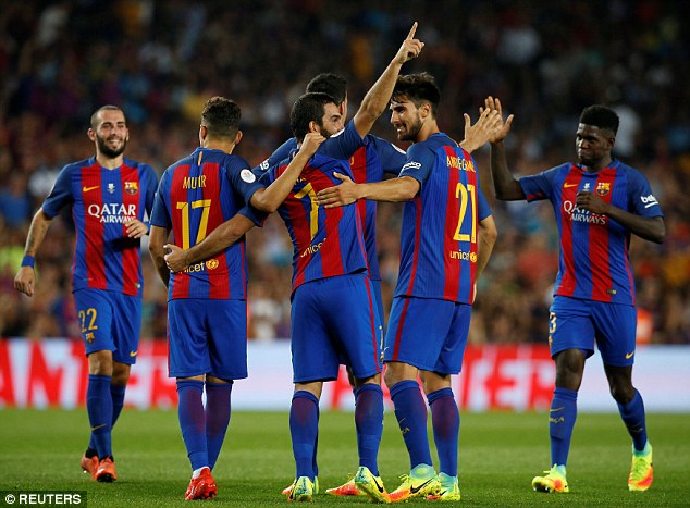 Messi lập công, Barca nhẹ nhàng giành siêu cúp Tây Ban Nha - Ảnh 3.