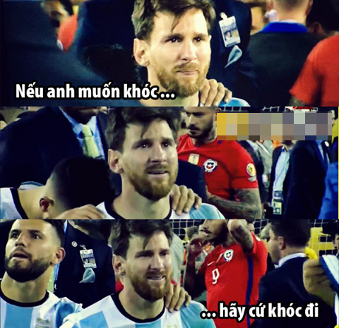 Messi mặt trắng bệch, thẫn thờ nhìn Chile ăn mừng - Ảnh 3.