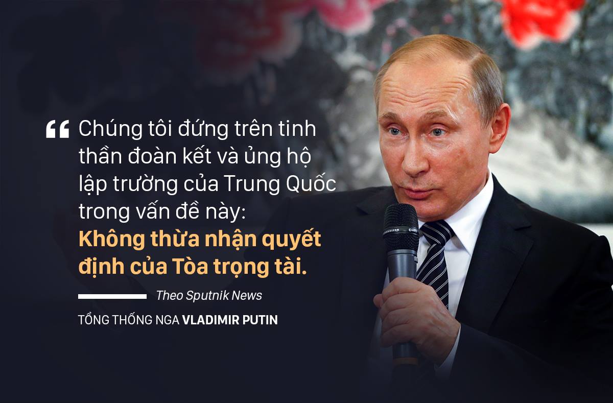 Nga là nước lớn đầu tiên ủng hộ Trung Quốc về vụ kiện biển Đông - Ảnh 1.