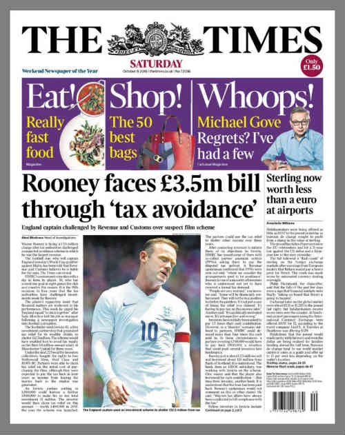 Rooney bị cáo buộc lách luật, trốn một khoản thuế khổng lồ - Ảnh 1.