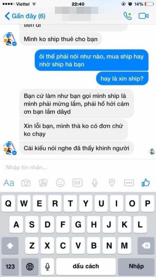 Cách trả lời của shipper khiến khách hàng điên đầu - Ảnh 3.