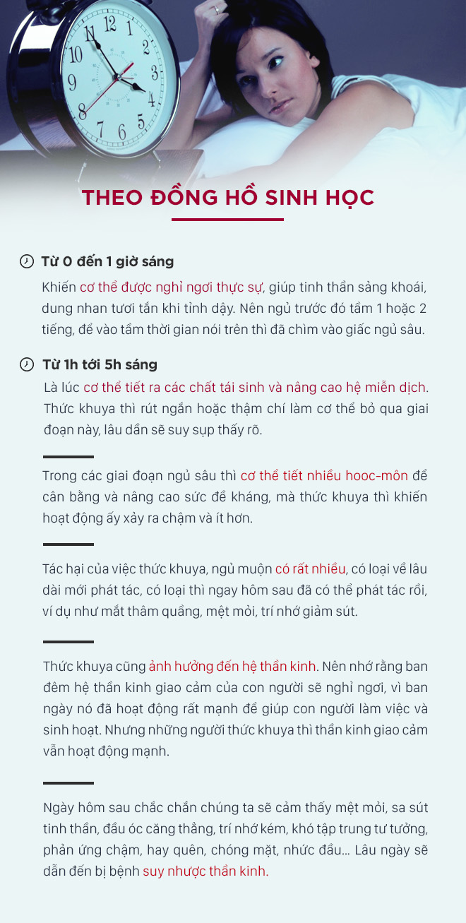 Đọc bài này ngay nếu bạn có thói quen ngủ sau 11h tối - Ảnh 2.