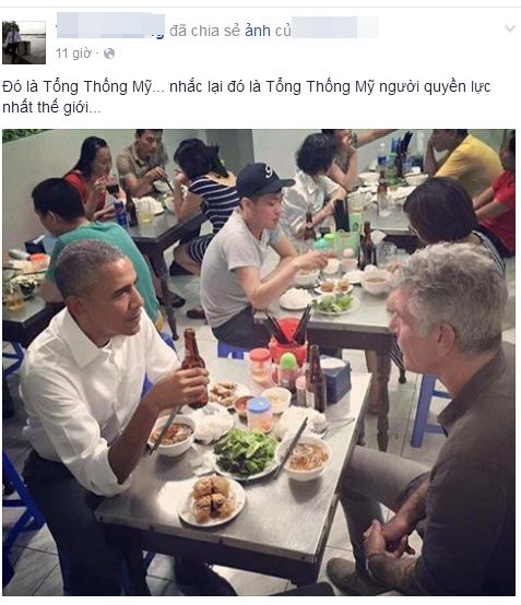 Bức ảnh TT Obama ăn bún chả, uống bia tại Hà Nội - Ảnh 6.