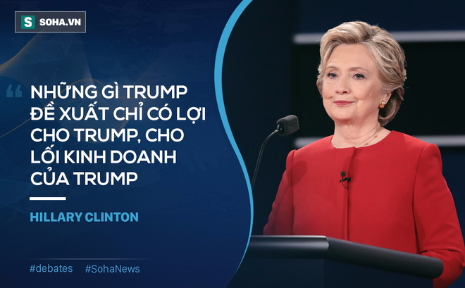 Tranh luận Trump-Clinton: Những phát ngôn xỏ xiên của 2 ứng cử viên - Ảnh 2.