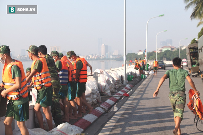 Huy động Bộ Tư lệnh Thủ đô vớt cá chết hàng loạt ở Hồ Tây - Ảnh 7.