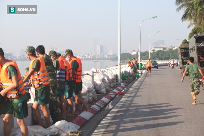 Huy động Bộ Tư lệnh Thủ đô vớt cá chết hàng loạt ở Hồ Tây - Ảnh 8.