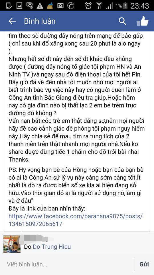 Công an vào cuộc vụ phát hiện 2 cháu bé bị trùm kín đầu - Ảnh 2.