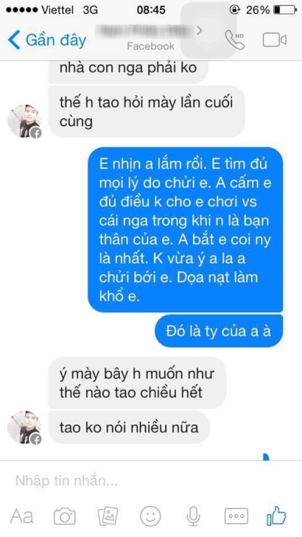 Bộ mặt thật chàng trai nói xấu, bôi nhọ danh dự người yêu cũ - Ảnh 2.