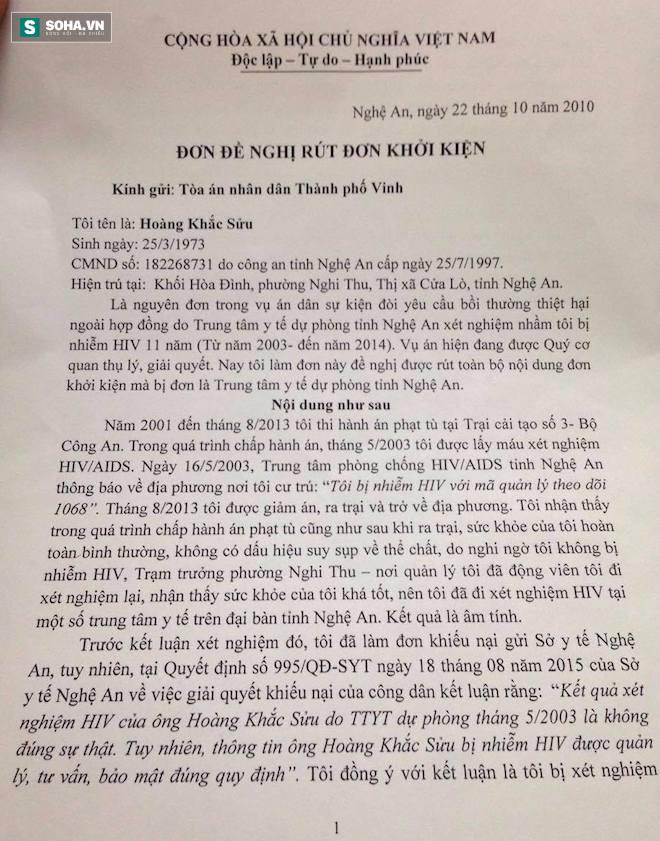 Được đền bù 50 triệu sau 10 năm bị kết luận nhầm nhiễm HIV - Ảnh 3.