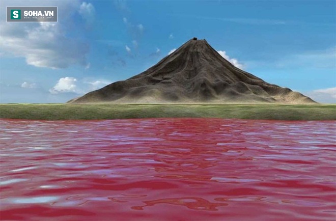 Hồ nước đỏ như máu, biến sinh vật hóa đá trong chớp mắt - Ảnh 1.