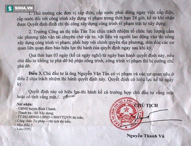 Không có căn cứ để cắt điện, nước của quán cà phê Xin Chào - Ảnh 3.