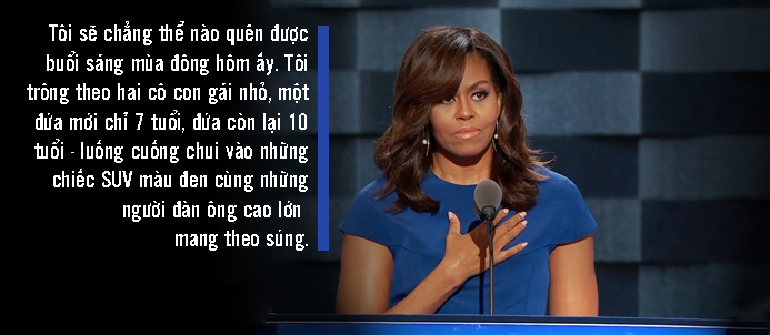 Toàn văn phát biểu của bà Obama tại đại hội đảng Dân chủ - Ảnh 2. Toàn văn phát biểu của bà Obama tại đại hội đảng Dân chủ - Ảnh 2.