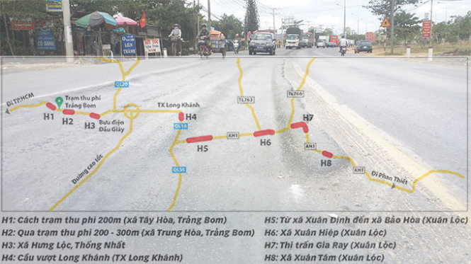 Quốc lộ nghìn tỉ lún do xe dừng đỗ lâu và nắng nóng?  - Ảnh 1.