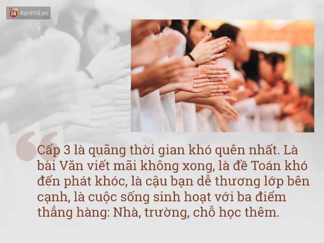 Hãy đọc những trích dẫn này để thấy cấp 3 là khoảng thời gian đẹp ...