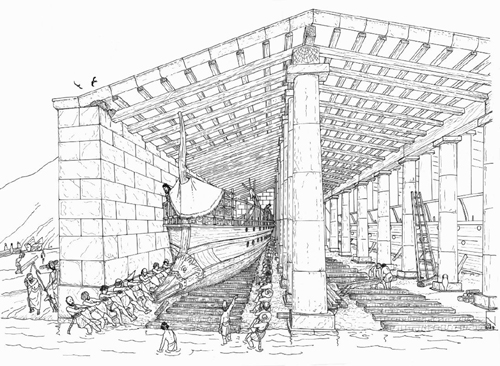 Căn cứ hải quân khủng thời cổ đại - Ảnh 1.