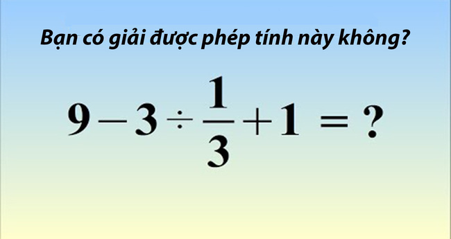 60% thanh niên Nhật Bản giải sai bài toán cực đơn giản này - Ảnh 1.