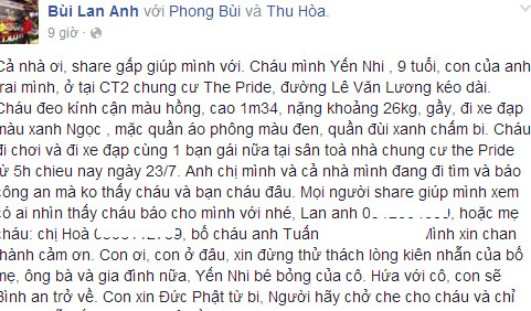 Bé gái 9 tuổi bỏ đi trong đêm cùng bạn vì giận mẹ - Ảnh 1.