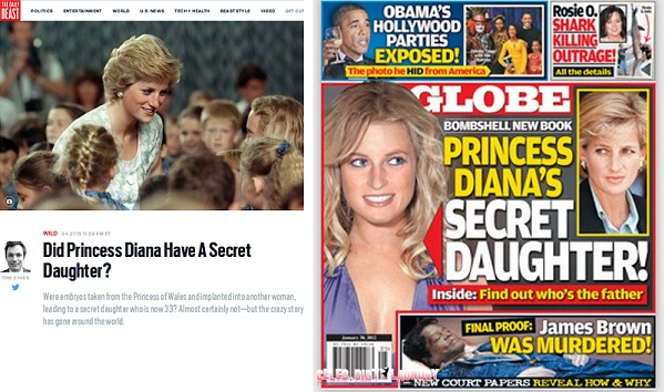 Thực hư thông tin công nương Diana có một người con gái bí mật - Ảnh 1.