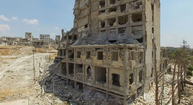 Chiến sự ở cửa ngõ Aleppo nhìn từ trên không - Ảnh 8.