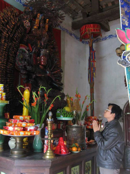 Tượng Phật Bà vô giá ở chùa Mễ Sở bị đánh cắp trong đêm - Ảnh 1.