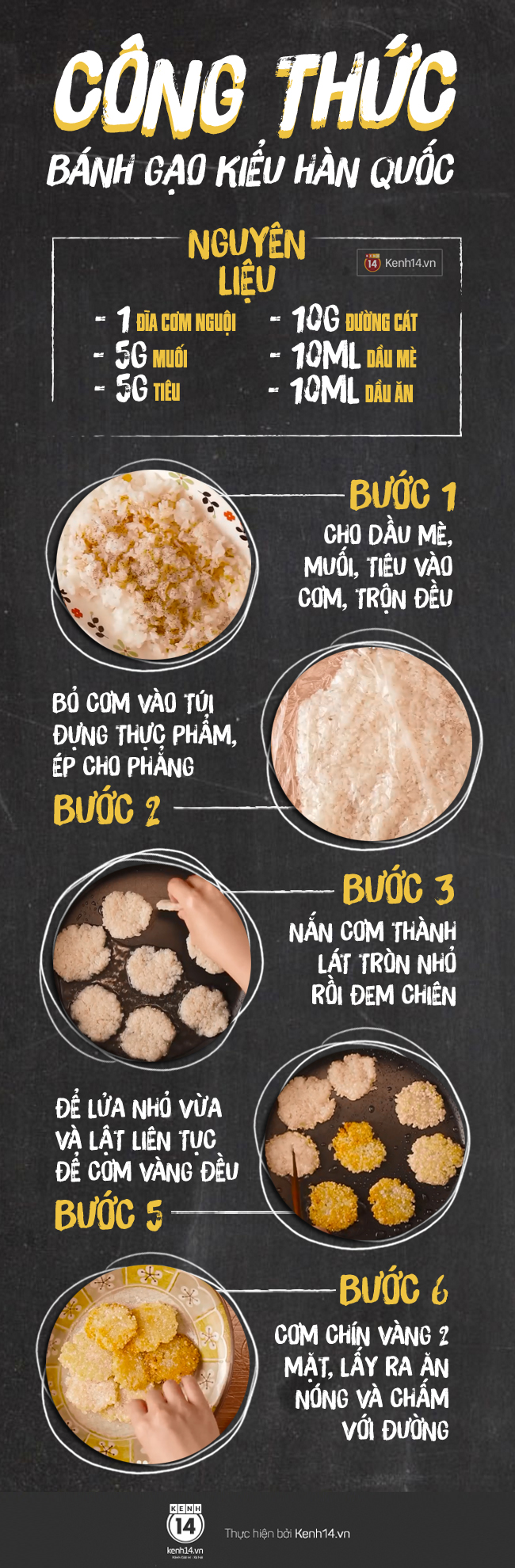 Công thức bánh gạo chiên Hàn Quốc “dễ không tưởng” từ cơm nguội còn thừa - Ảnh 1.